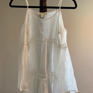 White Long Sleeve Flowy Top